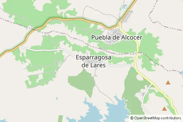 Mapa Esparragosa de Lares