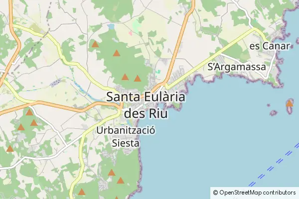 Mapa Santa Eulalia del Rio