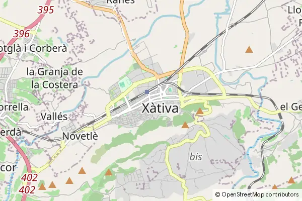 Mapa Xàtiva