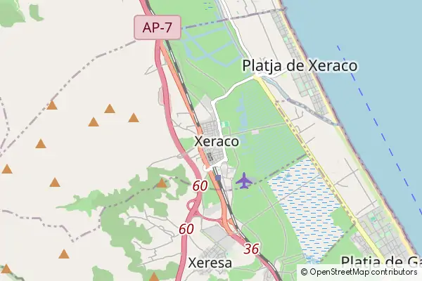 Mapa Xeraco