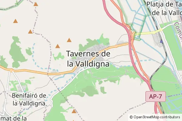 Mapa Tabernes de Valldigna