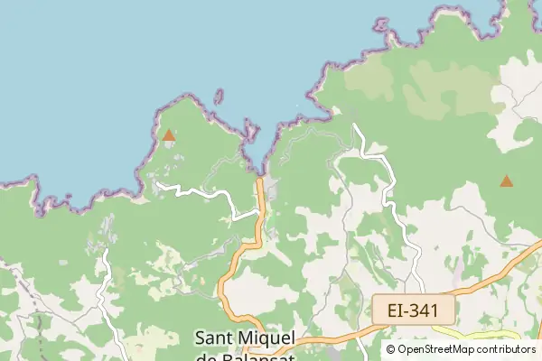 Mapa Port de Sant Miguel