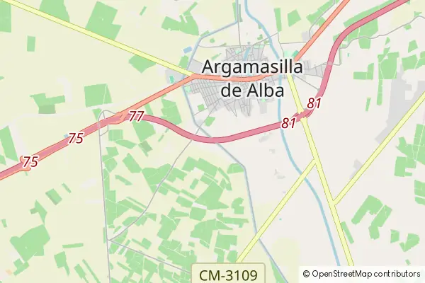 Mapa Argamasilla de Alba