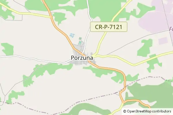 Mapa Porzuna