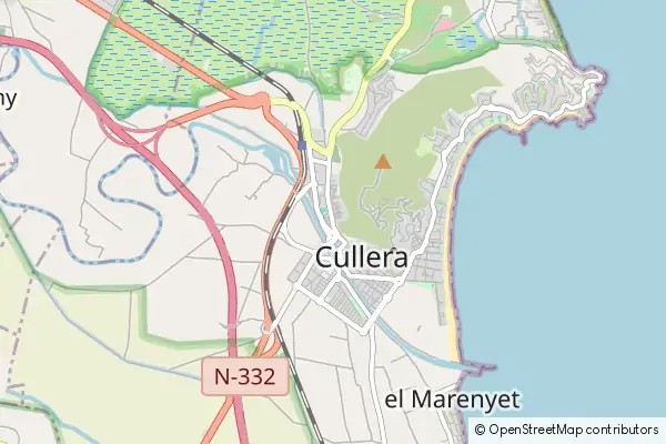 Mapa Cullera