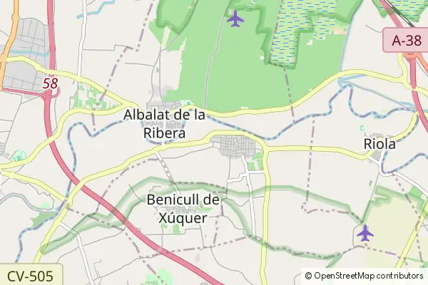 Mapa Polinyà de Xúquer