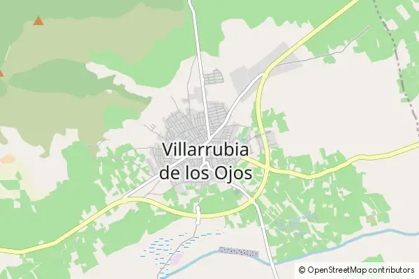 Mapa Villarrubia de los Ojos