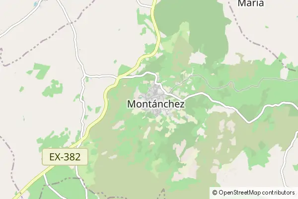 Mapa Montánchez