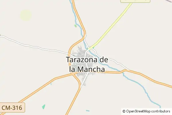 Mapa Tarazona de la Mancha