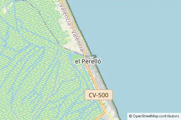 Mapa El Perelló