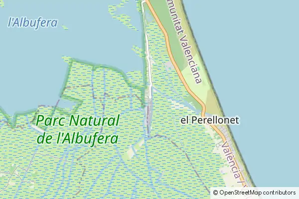 Mapa El Palmar