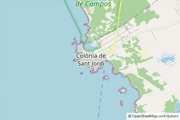 Mapa Colonia de Sant Jordi