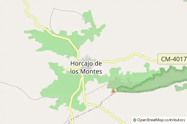 Mapa Horcajo de los Montes