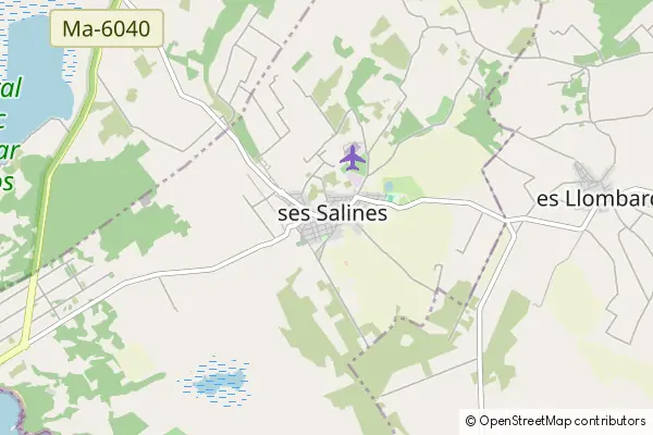 Mapa Ses Salines