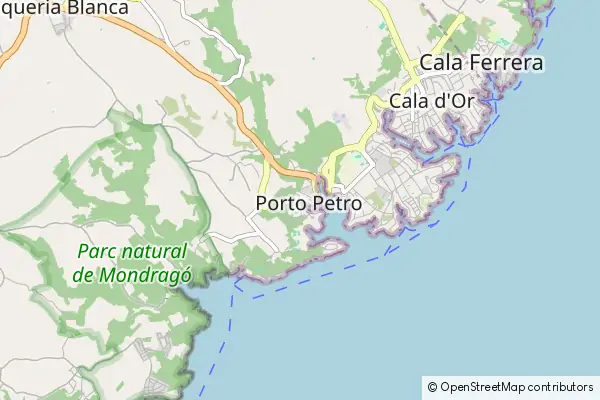 Mapa Porto Petro