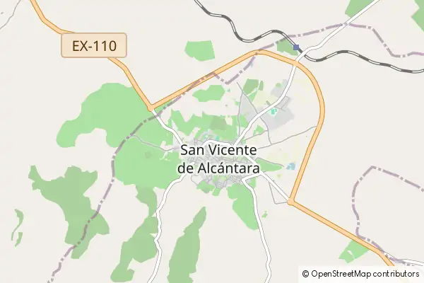 Mapa San Vicente de Alcántara