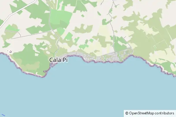 Mapa Cala Pi