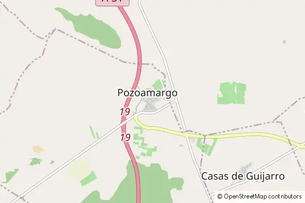 Mapa Pozoamargo