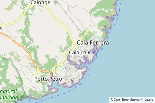 Mapa Cala d'Or