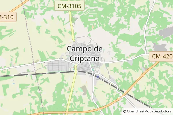 Mapa Campo de Criptana