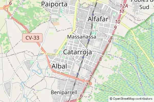 Mapa Catarroja