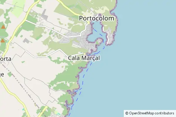 Mapa Cala Marcal