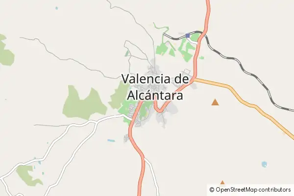 Mapa Valencia de Alcántara