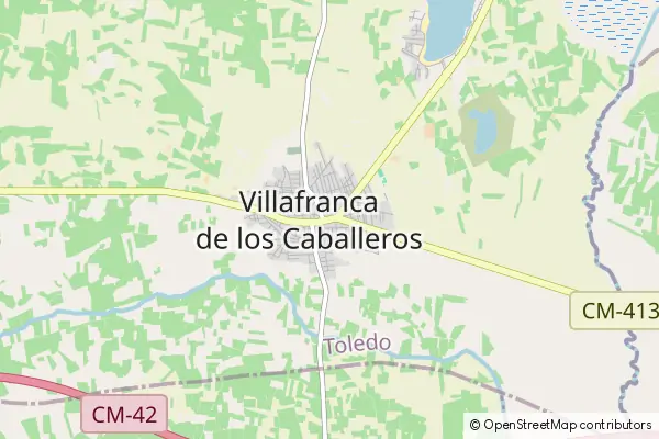 Mapa Villafranca de los Caballeros