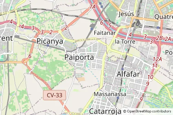 Mapa Paiporta