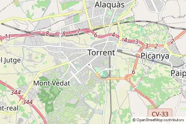 Mapa Torrent