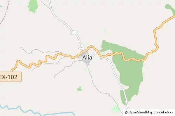 Mapa Alía