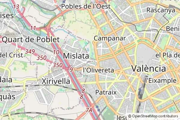 Mapa Mislata