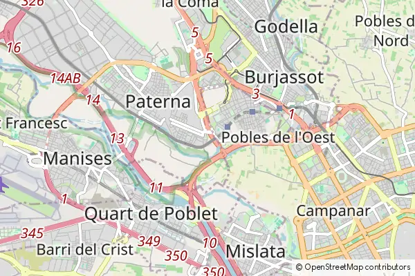 Mapa Paterna