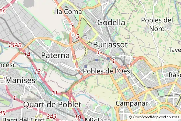 Mapa Sot de Chera