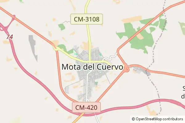 Mapa Mota del Cuervo