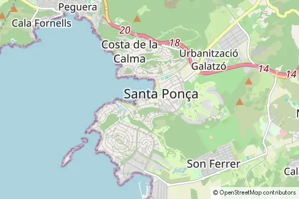 Mapa Santa Ponsa