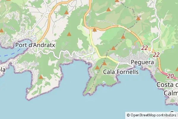 Mapa Camp de Mar