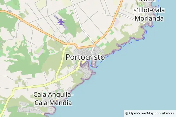 Mapa Porto Cristo