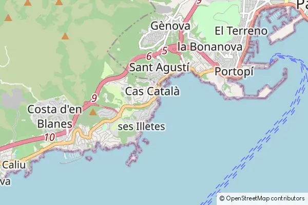 Mapa Illetes