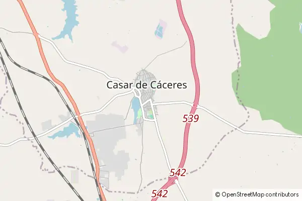 Mapa Casar de Cáceres