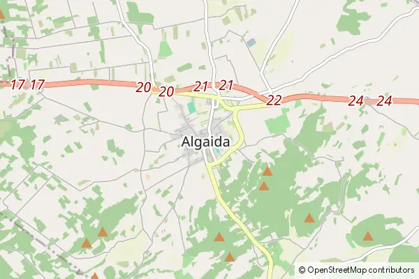 Mapa Algaida