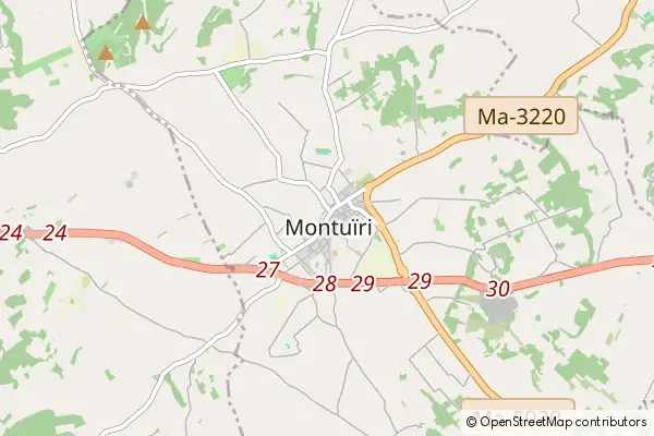 Mapa Montuïri