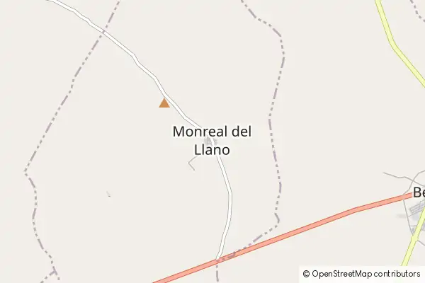 Mapa Monreal del Llano