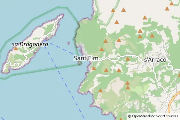 Mapa Sant Elm