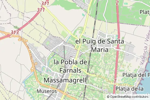 Mapa Rafelbunyol