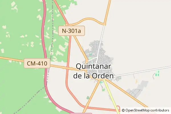 Mapa Quintanar de la Orden
