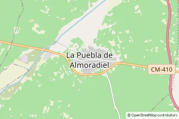 Mapa La Puebla de Almoradiel