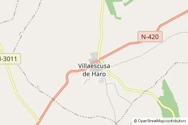 Mapa Villaescusa de Haro