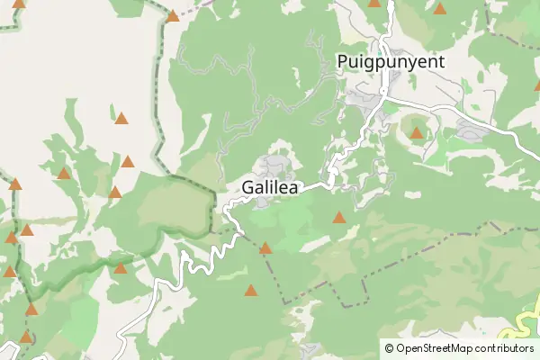 Mapa Galilea