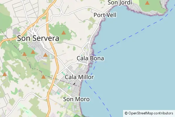 Mapa Cala Bona
